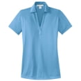 thumbnail image 1 of Port Authority Women's Lightweight Jacquard Polo Shirt_Ocean Blue_Large, 1 of 1