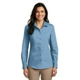 thumbnail image 1 of Port Authority Women's Long Sleeve Carefree Poplin Shirt, 1 of 4