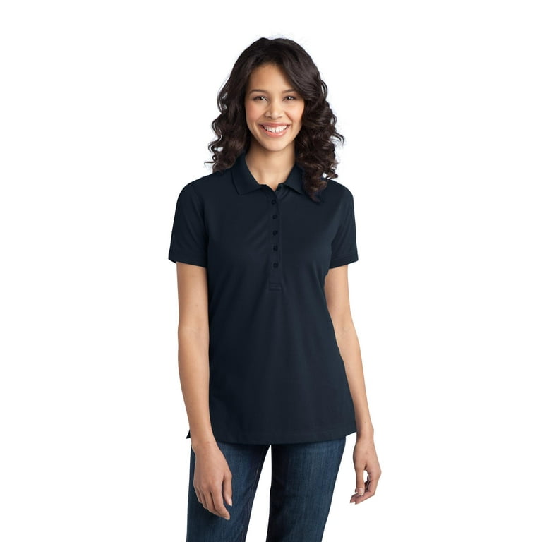 Port Authority Women's Moisture-Wicking Pique Polo Shirt Port Authority Women's Moisture-Wicking Pique Polo Shirt