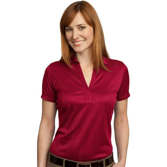 Port Authority Women's Open Placket Stylish Sport Shirt, Rich Red M