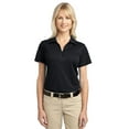 thumbnail image 1 of Port Authority Women's Performance Pique Polo Shirt_Black_X-Small, 1 of 2