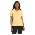 thumbnail image 1 of Port Authority Women's Short Sleeve Silk Touch Classic Polo Shirt Banana X-Small, 1 of 4