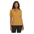 thumbnail image 1 of Port Authority Women's Short Sleeve Silk Touch Classic Polo Shirt Gold X-Small, 1 of 4