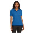 thumbnail image 1 of Port Authority Women's Short Sleeve Silk Touch Classic Polo Shirt Strong Blue X-Small, 1 of 4