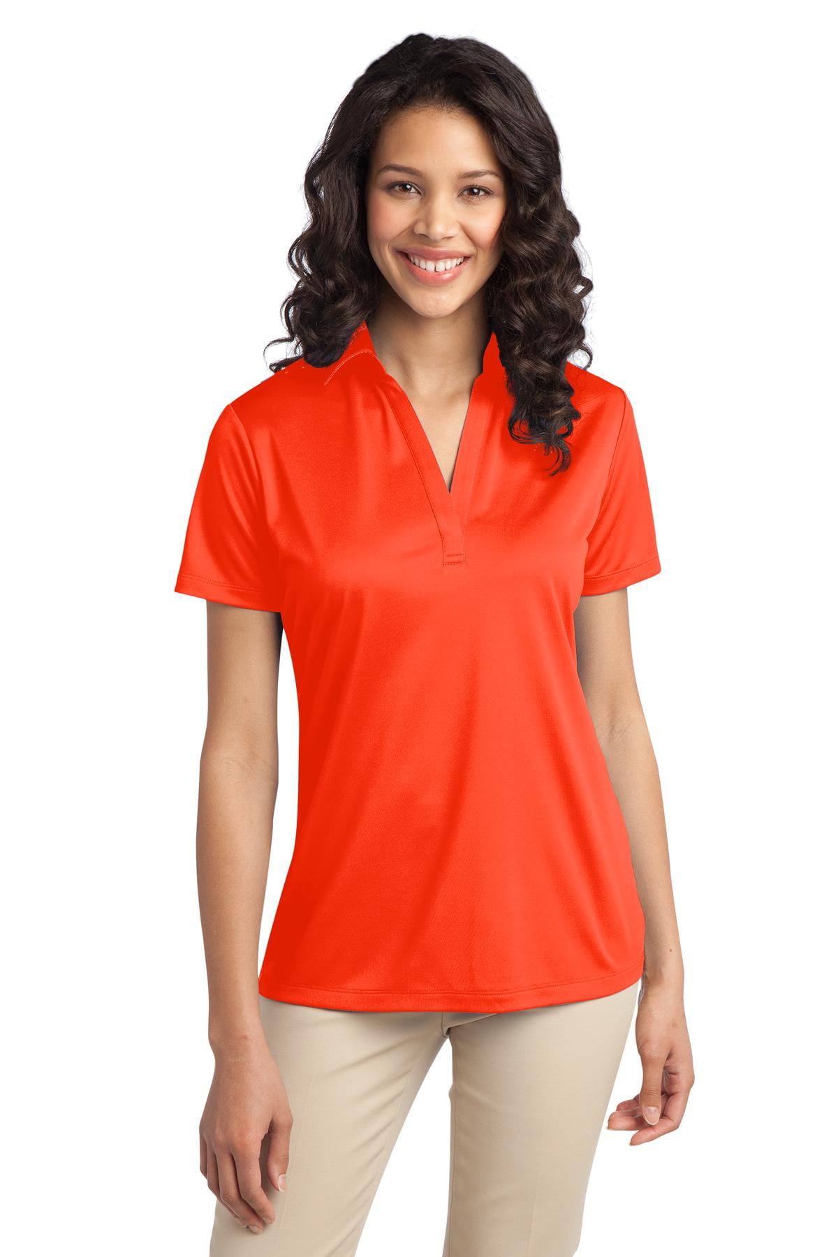 Port Authority ® Ladies Silk Touch ™ Performance Long Sleeve Polo. L540LS —  Tag your Swag