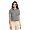 thumbnail image 1 of Port Authority Women's Silk Touch Short Sleeve Polo Shirt - L500, 1 of 2