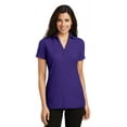 thumbnail image 1 of Port Authority Women's Silk Touch Y-Neck Polo. L5001, 1 of 2
