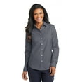 thumbnail image 1 of Port Authority Women's SuperPro Oxford Shirt XS Black, 1 of 2