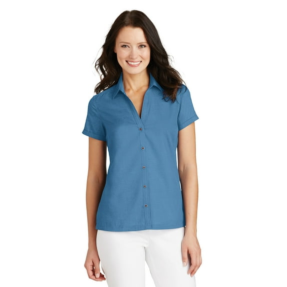 Port Authority Women's Textured Camp Shirt