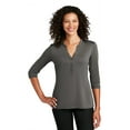thumbnail image 1 of Port Authority Women's UV Choice Pique Henley LK750, 1 of 12