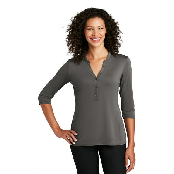 Port Authority Women's UV Choice Pique Henley LK750