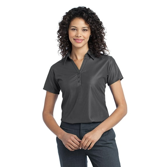 DISCONTINUED Port Authority ® Ladies Vertical Pique Polo. L512