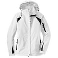 thumbnail image 1 of Port Authority Women's Waterproof Zipper Jacket_white/black_XXXX-Large, 1 of 1