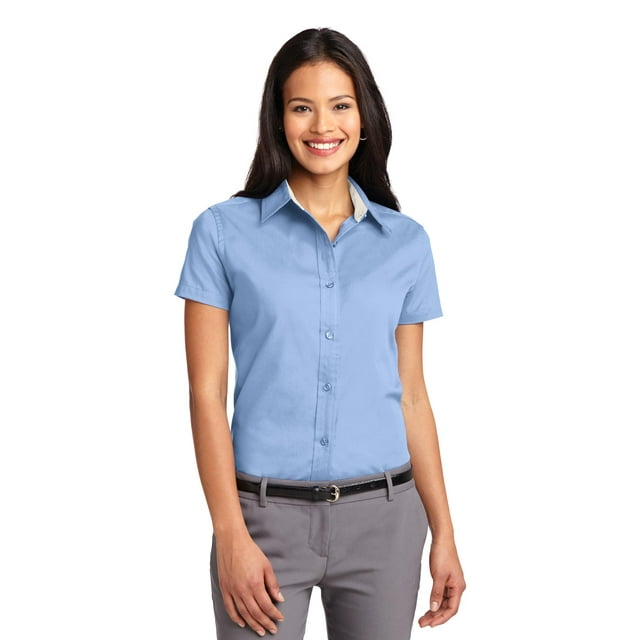 Port Authority WomenS Short Sleeve Easy Care Shirt. L508.