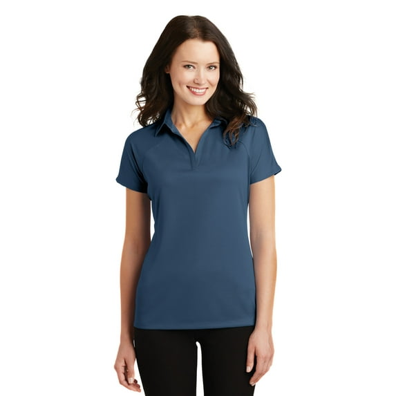 Port Authority Womens Crossover Raglan Polo (L575)- Regatta Blue, 4XL