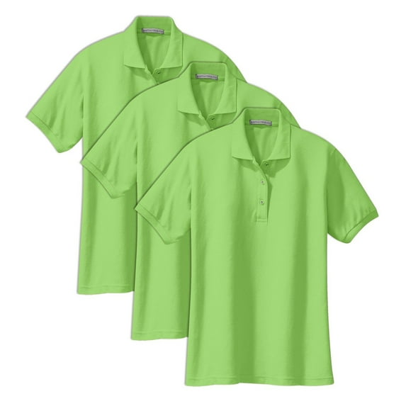 Port Authority Womens Silk TouchTM Polo, Pack of 3