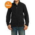 thumbnail image 1 of Port Authority Y217 Youth Value Fleece Jacket, Black, S, Boys Hoodies and Sweatshirts, 1 of 1