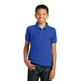 thumbnail image 1 of Port Authority Youth Core Classic Pique Polo-XS (True Royal), 1 of 6