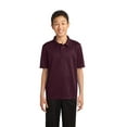 thumbnail image 1 of Port Authority Youth Silk Touch Performance Polo-XS (Maroon), 1 of 6