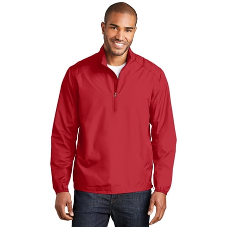 Port Authority Zephyr 1/2 Zip Pullover-M (Rich Red)