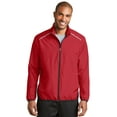 thumbnail image 1 of Port Authority Zephyr Reflective Hit Full Zip Jacket-2XL (Rich Red/ Deep Black), 1 of 6