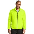 thumbnail image 1 of Port Authority Zephyr Reflective Hit Full Zip Jacket-2XL (Safety Yellow/ Deep Black), 1 of 6