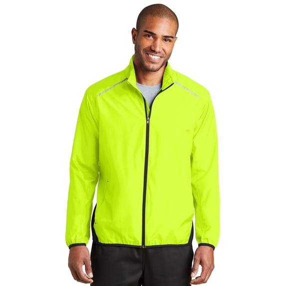 Port Authority Men's Zephyr Reflective Hit Full-Zip Jacket. J345