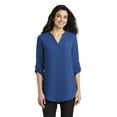 thumbnail image 1 of Port AuthorityLadies 3/4-Sleeve Tunic Blouse Lw701 - True Blue - XXL, 1 of 4
