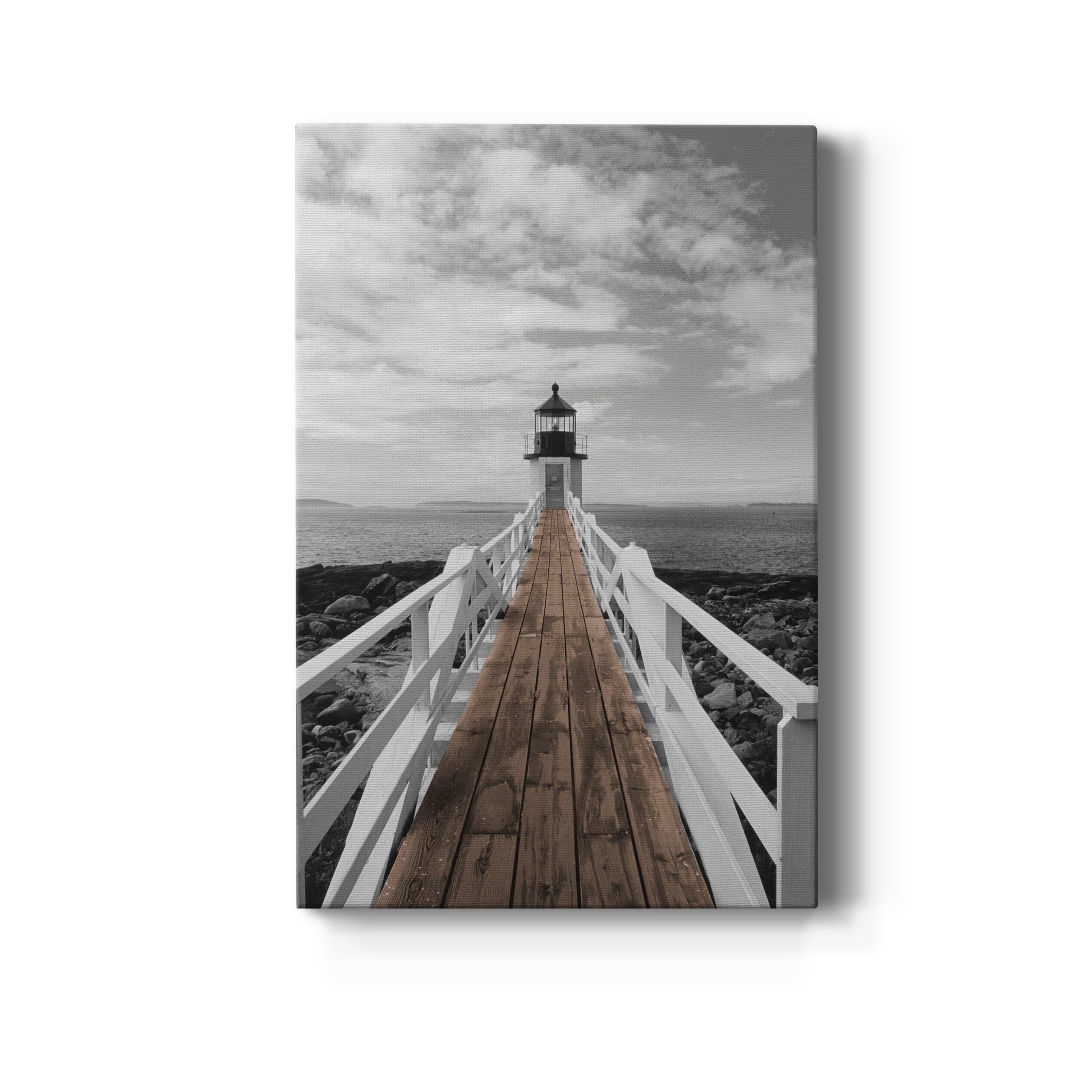Port Clyde Lighthouse Premium Gallery Wrapped Canvas - Ready to Hang - 18 x 27