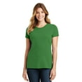 thumbnail image 1 of Port & Co Adult Female Women Plain Short Sleeves T-Shirt Kiwi Green Large, 1 of 1