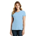 thumbnail image 1 of Port & Co Adult Female Women Plain Short Sleeves T-Shirt Light Blue Medium, 1 of 4