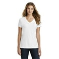 thumbnail image 1 of Port Co Adult Female Women Plain Short Sleeves T-Shirt White X-Large, 1 of 4