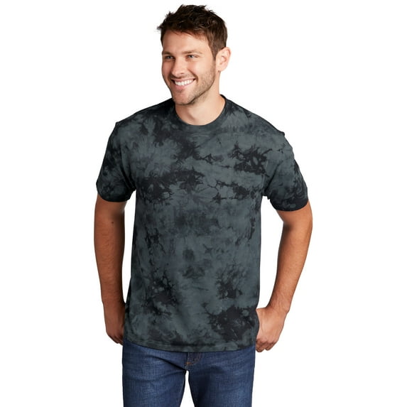 Port & Co Adult Male Men Dye Short Sleeves T-Shirt Black 4X-Large