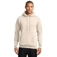 thumbnail image 1 of Port & Co Adult Male Men Heather Long Sleeves Sweatshirt Natural Large, 1 of 6