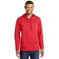 thumbnail image 1 of Port & Co Adult Male Men Hooded Plain Long Sleeves Sweatshirt Red X-Large, 1 of 4
