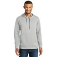 thumbnail image 1 of Port & Co Adult Male Men Hooded Plain Long Sleeves Sweatshirt Silver Medium, 1 of 4