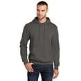 thumbnail image 1 of Port & Co Adult Male Men Plain Long Sleeves Sweatshirt Charcoal 3X-Large Tall, 1 of 4