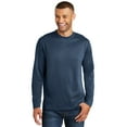 thumbnail image 1 of Port & Co Adult Male Men Plain Long Sleeves Sweatshirt Deep Navy 4X-Large, 1 of 4