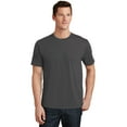 thumbnail image 1 of Port & Co Adult Male Men Plain Short Sleeves T-Shirt Charcoal Medium, 1 of 6