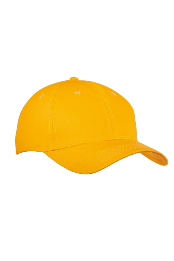 Adult Unisex Regular Plain Cap Athletic Gold One Size Fits All