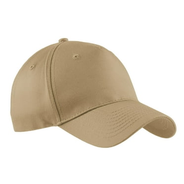 Port & Co Adult Unisex Regular Plain Cap Khaki One Size Fits All