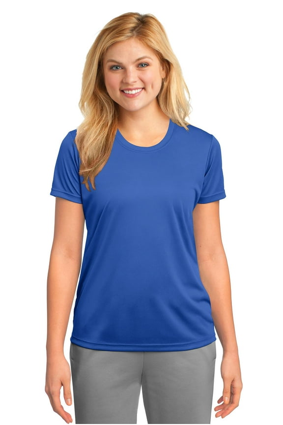 LPC380 Ladies Performance Tee, Royal Blue - Extra Small