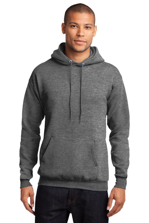 Men Male Cowl Neck Sweatshirt Graphite Hthr Medium