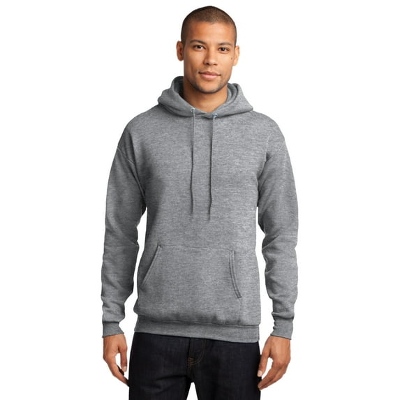Port & Co. Men's Classic Pullover Hooded Sweatshirt Athletic Heather