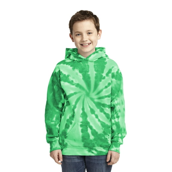 Port & Co Teen Unisex Regular Dye Long Sleeves Sweatshirt Kelly X-Large