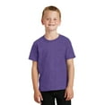 thumbnail image 1 of Port & Co Teen Unisex Regular Plain Short Sleeves T-Shirt Heather Purple X-Large, 1 of 2