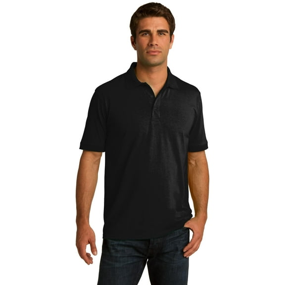 Port & Comapany Men's Big And Tall Knit Polo Jersey