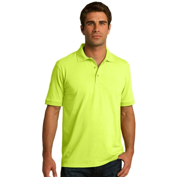 Port & Comapany Men's Big And Tall Knit Polo Jersey