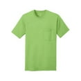 thumbnail image 1 of Port & Company 100% Cotton Pocket T-Shirt - Lime - X-Large, 1 of 1