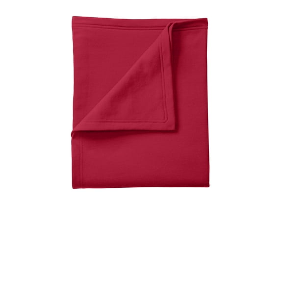 Port & Company ® Core Fleece Sweatshirt Blanket. BP78 - Red Size OSFA